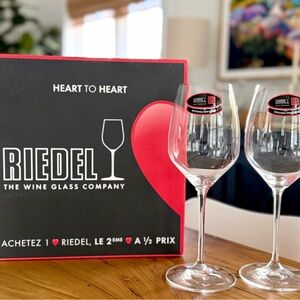 Riedel Heart to Heart Riesling Wine Glass Pair